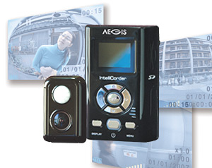 株式会社アイアイ　AEGIS モーションセンサー式モニター付ビデオカメラ「インテリコーダー」 